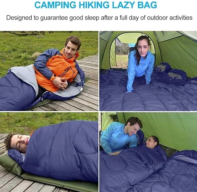 2-Pack Adult Sleeping Bags – Waterproof Warm Lightweight for Cold Weather Camping Hiking and Travel