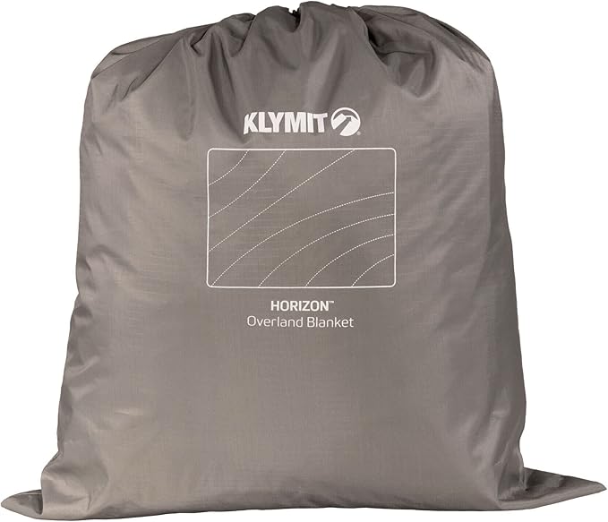 Klymit Horizon Overland Packable Camping Blanket and Comforter Gray