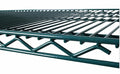 Commercial Green Epoxy Coated Wire Shelving 24 x 48 (2 Shelves) - NSF