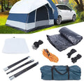 SUV Tent Tailgate Portablecar Tents for Camping SUV Portable SUV Camping Tent with Awning Shade &amp Transparent Mesh for Outdoor Travel