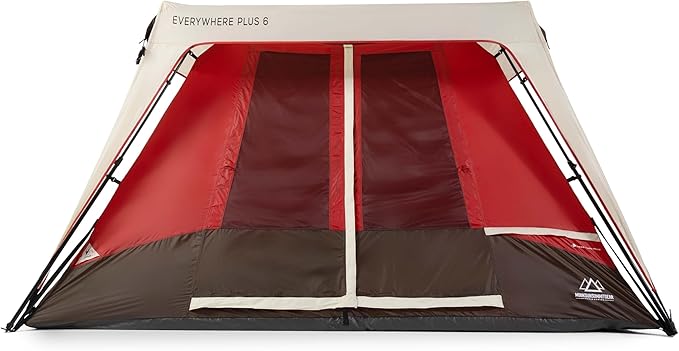 Rapid Series Quick Setup Camping Tent Integrated Steel Frame Family Tent Made with Waterproof 150d Fabric and 190d Fabric Rain Fly for Family Outdoor Camping