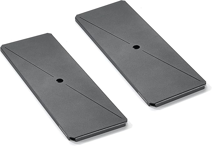 camping moon IGT Top Board Bridge Table Laser Top Board Half 2pcs Black CK-12BK-2P