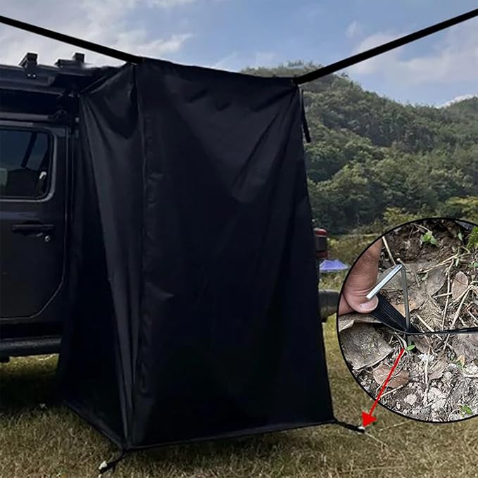 Mobile Privacy Tent - Portable Changing Room for Cars Outdoor Dressing Tent Quick Setup Privacy Shelter for Camping Beach Trips Bathroom Use Trailer Pontoon Car Truck Outdoor Adventures