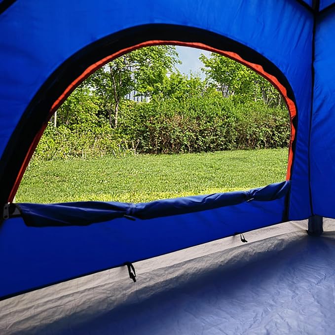 unp 6 Person 4 Season Dome Tent Easy to Set Up for Camping &amp Hiking Lightweight &amp Portable Green