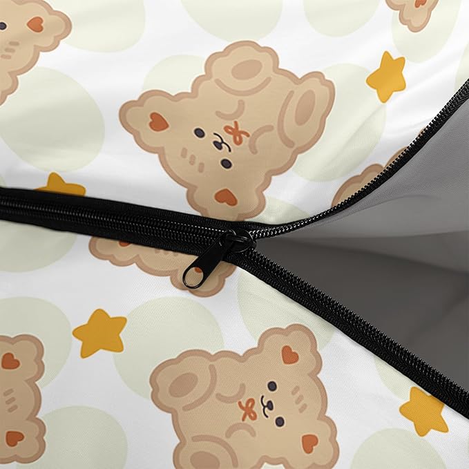 AILONEN Kawaii Panda Sleeping BagsLightweight &amp Waterproof3 Season Warm &amp Cool WeatherDreamy Purple Flower Animal Themed Sleeping Bags for BoysGirlsKidsAdults TravellingOutdoors