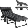 Slsy Folding Bed with Mattress Cot Size Foldable Guest Beds Hideaway Cot for Adults Portable Fold up Bed with Adjustable Positions for Home Office Indoor Outdoor