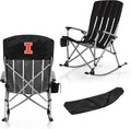 Picnic TIME NCAA Unisex-Adult NCAA Outdoor Rocking Camp Chair XL Heavy Duty Camping Chair for Adults