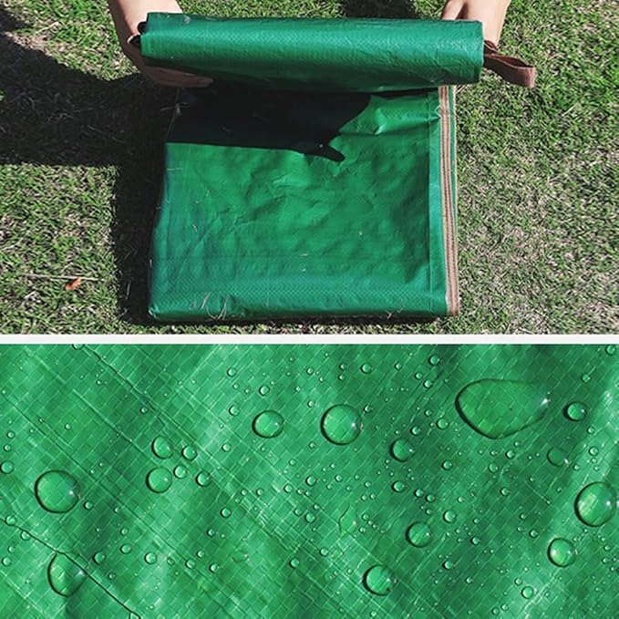 Outdoor Camping Tent Waterproof Camping Tarp Picnic Groundsheet Fit For Hiking Beach Car Cover Tent Floor Protection(2.4 * 2.4m)