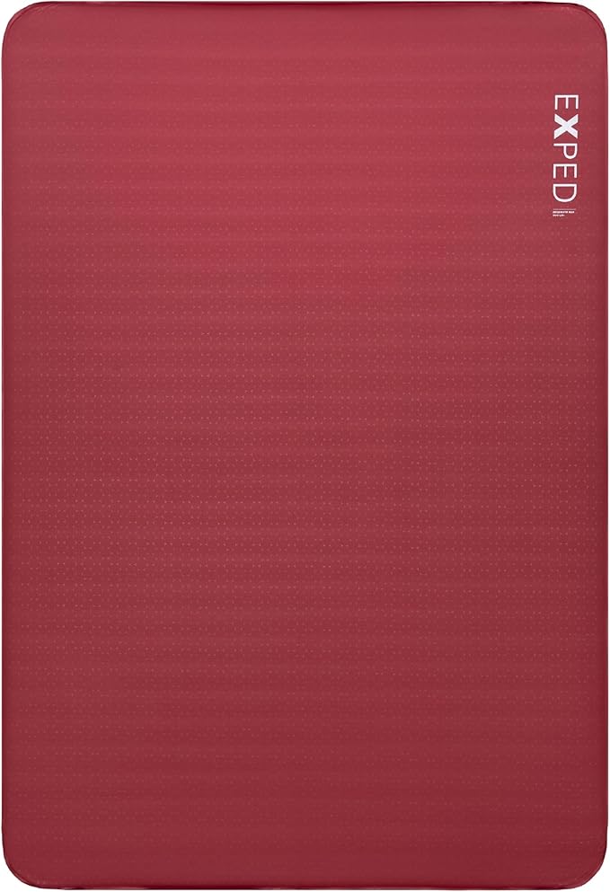 Exped MegaMat Max Duo Long Wide Plus - Self Inflating Plush Sleeping Mat 6” Foam Pad Pump Included