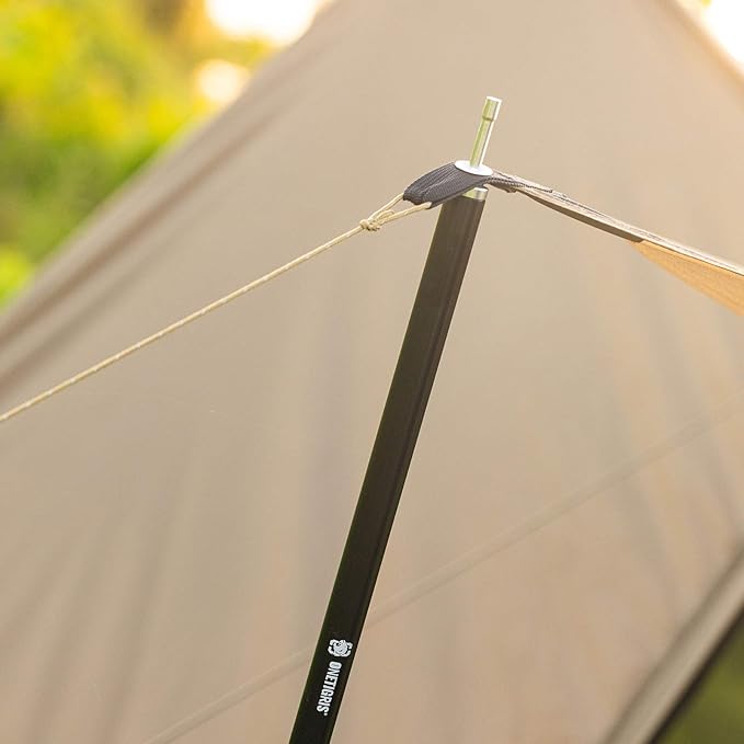 OneTigris Lightweight Tent Poles 2pc/Set 7075 Aluminum Alloy Adjustable &amp Extendable