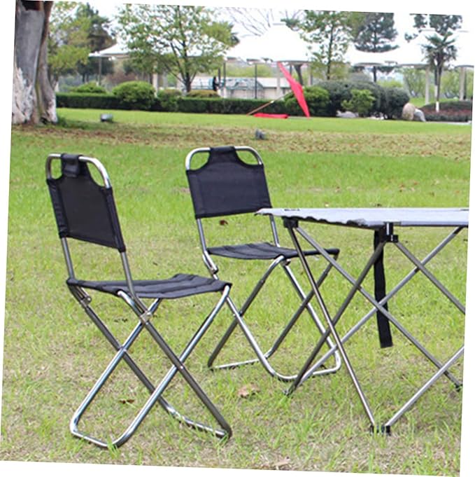 SUPVOX 1pc Foldable Stool for Outdoor Use Lightweight Portable Chair for Camping Fishing Sports