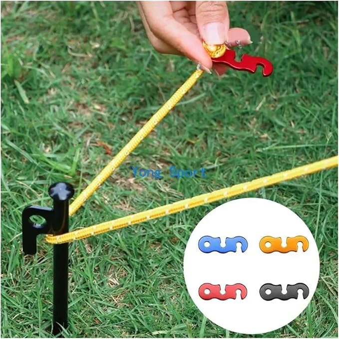 guyline tensioner 30 Pcs Rope Tensioners &amp Guyline Cord Adjuster | Camping Hiking Backpacking Accessories for Camping Hiking Backpacking Ultralight Tent S