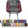 Custom Camping Chair Personalized Outdoor Foldable Chair with Name Lightweight Waterproof Backpacking Chair for Beach Hiking Motorcycle Travel