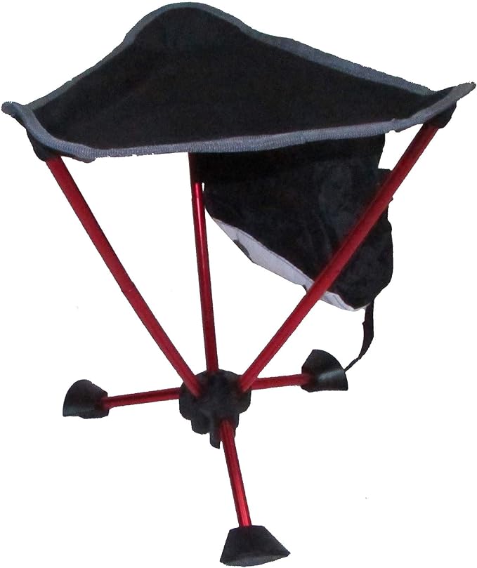 Travel Chair Tripod Chair 3-in-1 Adjustable Portable Stool for Hiking &amp Camping