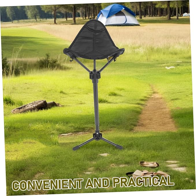 Camping Stool Portable Folding Foot Stool for Fishing Hiking and Picnics Lightweight Design Materials for Outdoor Activities Easy to Carry and Store
