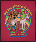 LOGOVISION Steven Rhodes My Imaginary Friends Outdoor Blanket for Picnic Beach Camping Park Tailgate 50x60