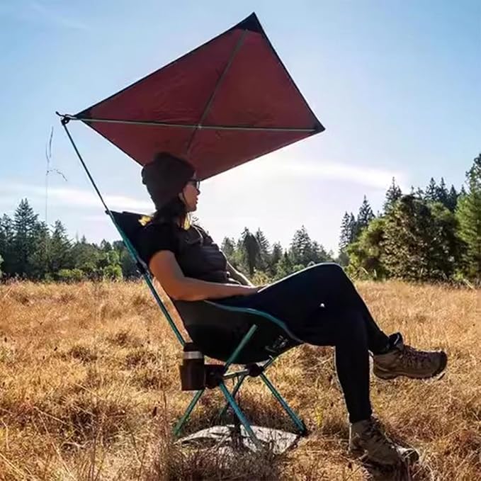 Camping Canopy Folded Camping Chair Portables Chair Sunshades Compacts Sun Shelters Chair for Camping Beach Fishing