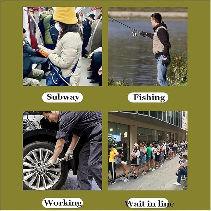 Outdoor Camping Chair Invisible Wearable Seat Telescopic Wearable ChairWearable Invisible Seat Portable Leg Ergonomics Lightweight SeatSeatBear Up to 150kg