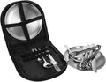 Outdoor Stainless Steel Tableware Set with Fork Spoon Knife 11pcs Portable Camping Cutlery Set Travel Utensils for Hiking Picnic and Family Outdoor Meals