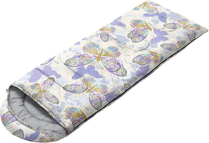 CVHOUSE Camping Sleeping Bags3 Season Warm &amp Cool WeatherLightweightWaterproof Sleeping Bags for Adults &amp KidsTravelingand OutdoorsCamping Gear Equipment