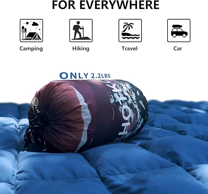 Down Camping BlanketWarm Puffy Lightweight Down Camp Blanket Outdoor Travel Quilt for SleepStadium Hiking 700 Fill Power Water Resistant