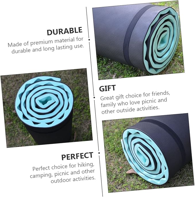 POPETPOP Outdoor Camping Mat Moisture Blanket for Hiking Picnics and Travel Lightweight Durable Design for Easy Carrying and Storage for Outdoor