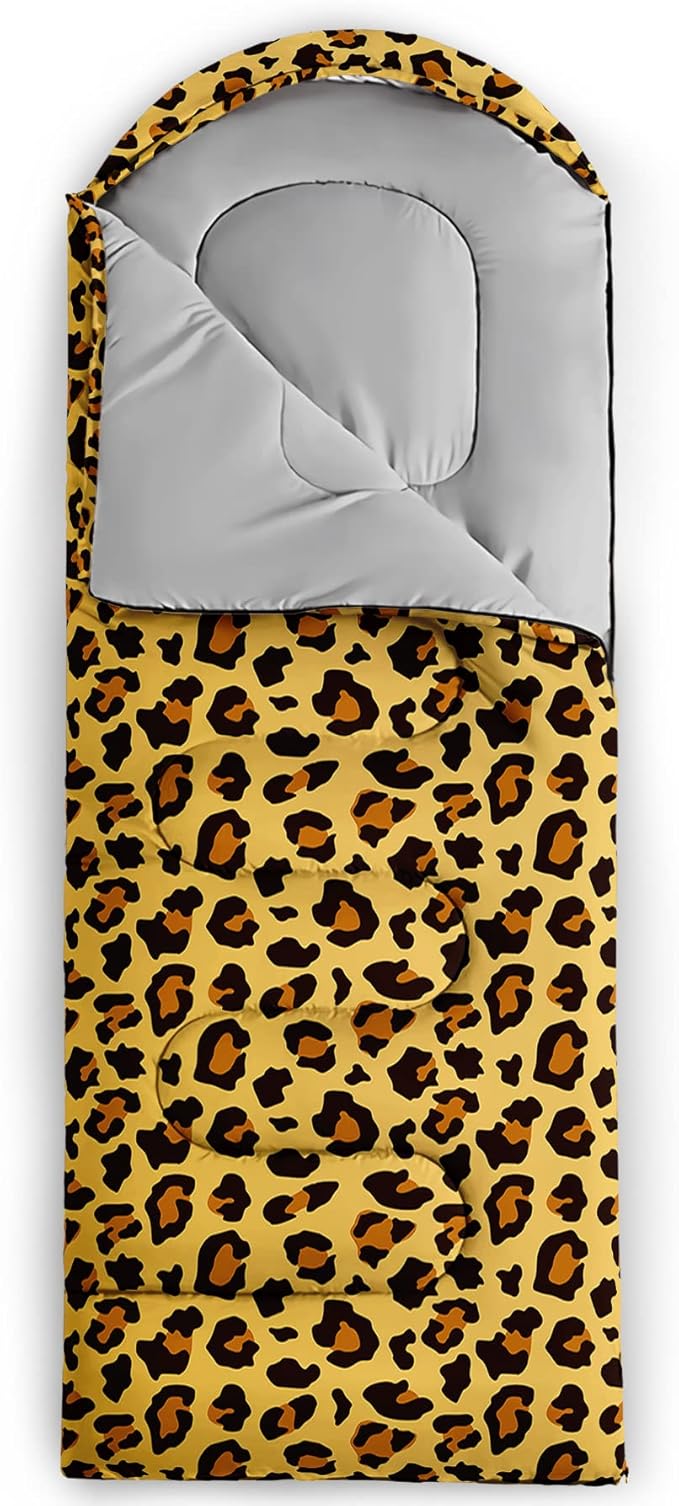 QOOMO Camping Sleeping Bags3 Season Warm &amp Cool WeatherLightweightWaterproof Sleeping Bags for Adults &amp KidsTravelingand OutdoorsCamping Gear Equipment