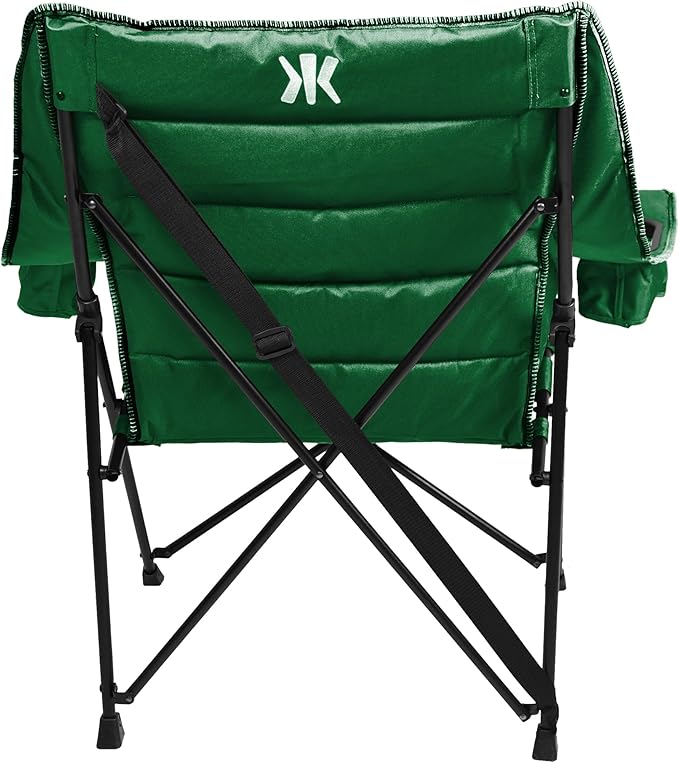 Kijaro Quilted Club Chair - Jasper Green