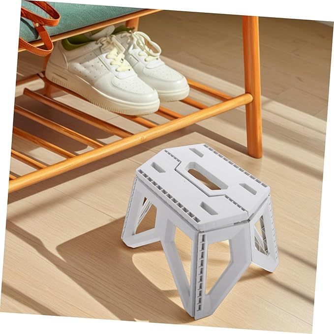 Portable Folding Stool for Outdoor Activities Lightweight Compact Chair for Camping Fishing and to Clean Stable Base for Boy Girl and Adults Design