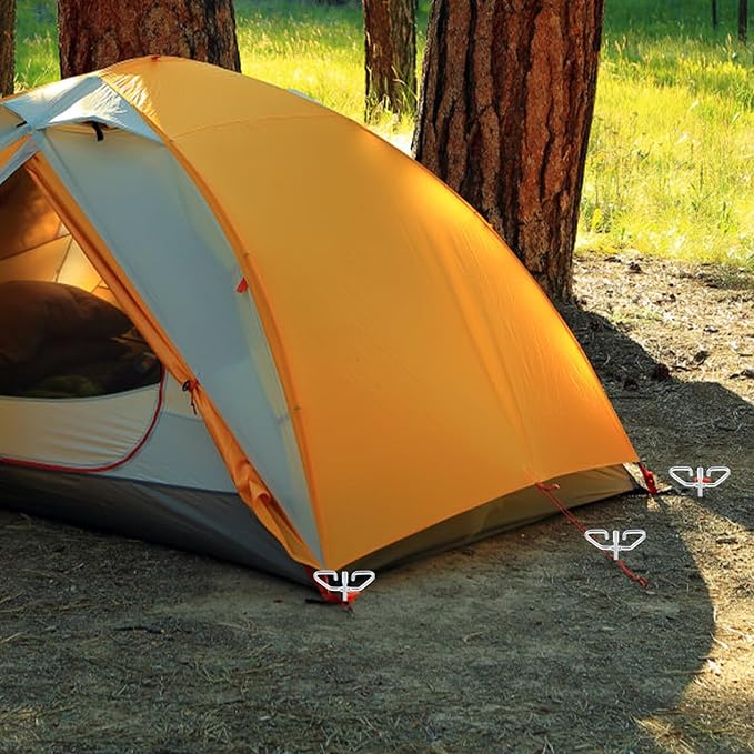 Electric Ice Fishing Tent Anchors with Rubber Covers Ground Stakes for Winter Ice House Fixing Easy Pull-Out Design for Secure Outdoor Shelter Stability