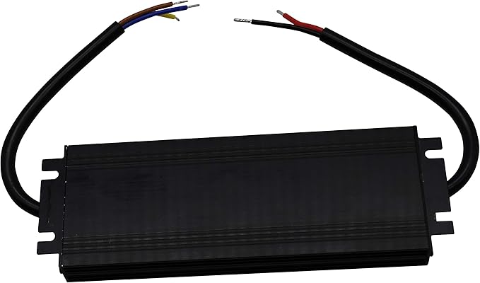 Power Supply 12VDC 10A 120W Waterproof IP67 Outdoor Aluminum 18mm Slim 110V 120V 12V Converter Constant Voltage for DC 12Volt LED Strip Lights Signs (CLPS120-W-12)