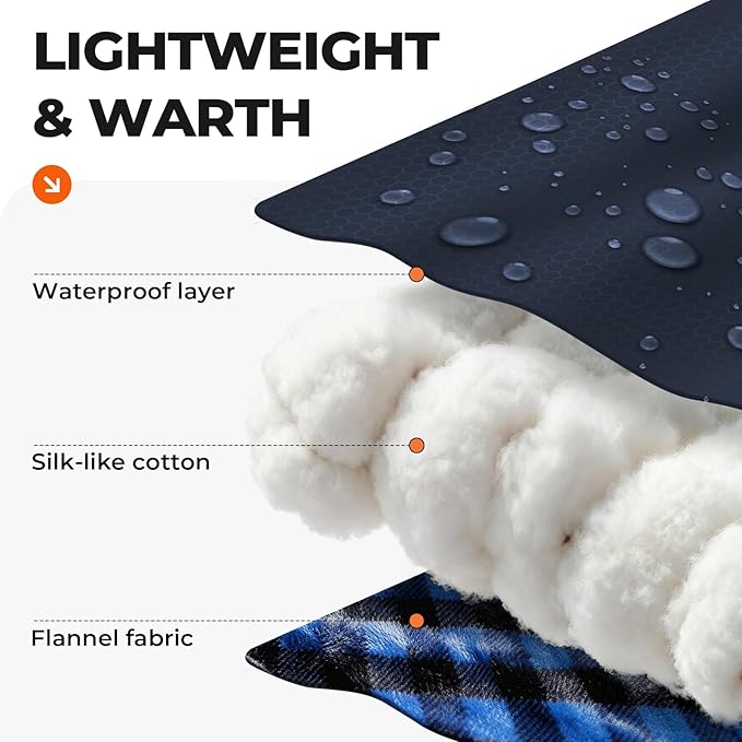 Cotton Flannel XXL Sleeping Bags for Adults Cold Weather Camping Sleeping Bag for Adults Kids Teens with Compression SackCamping Gear for TravelingHikingClimbingOutdoorIndoor