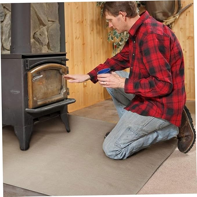 POPETPOP Fireproof Camping Blanket Multi Function Insulation Mat for Outdoor BBQ Heat Resistant Fireproof Mat for Picnics and Backyard Gatherings