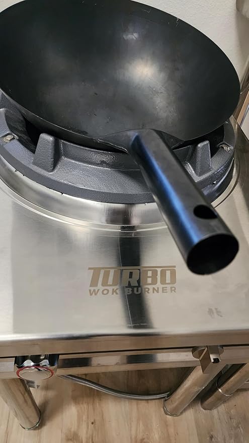WOXFIRE Turbo Wok Burner – 100000+ BTU Outdoor Propane Wok Burner – Plug-and-Play High-Heat Burner for Authentic Wok Cooking and Real Wok Hei
