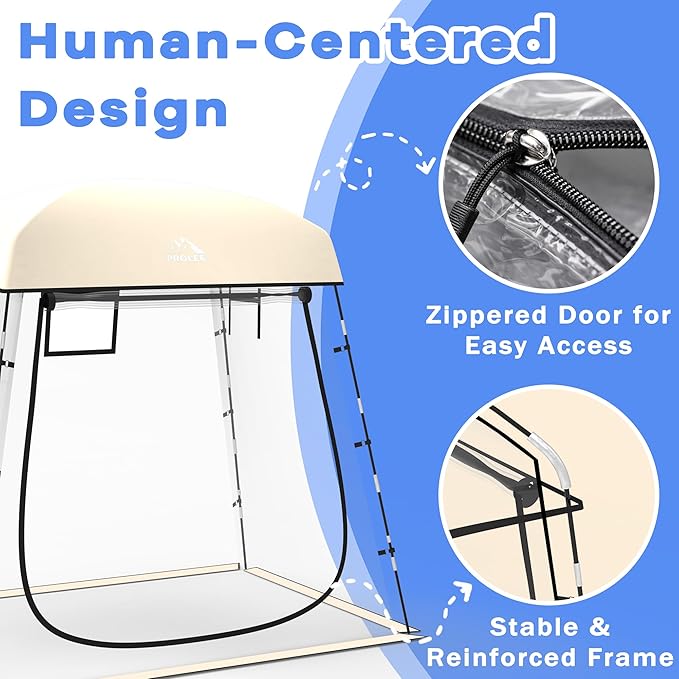 Sports TentWaterproof Sport Tents Shelter Fits 2-4 Persons Portable Clear Bubble Tent for Sports WatchingCamping and Outdoor Activities