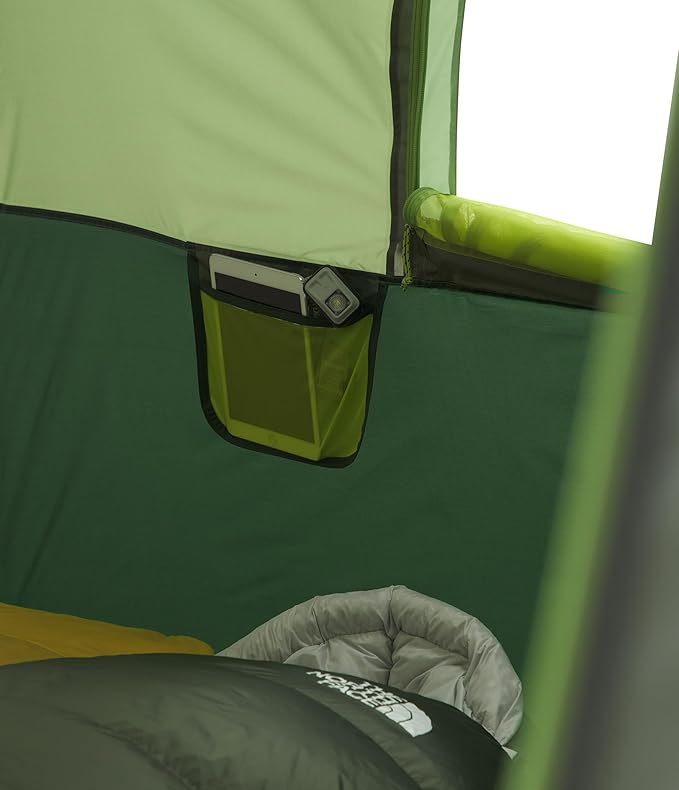 THE NORTH FACE Sequoia Tent | Waterproof Camping Tent Spacious &amp Easy to Set Up Front &amp Back Zipper Doors Side Windows