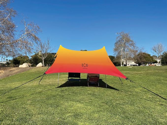 Neso Sidelines 1 Sports Tent - Lightweight and Portable Sun Shelter and Shade Tent for Outdoor Activities - Patented Reinforced Corners - UPF 50+ Sun Protection - 5.5 ft Tall 7 x 4.5 ft