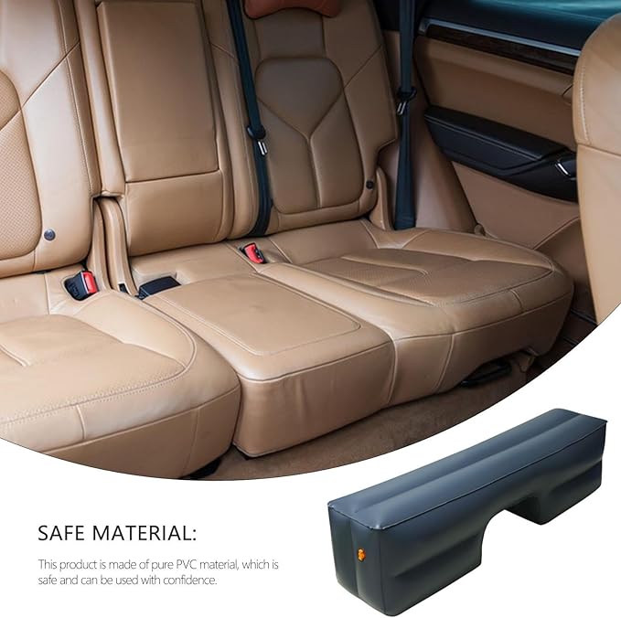 Inflatable Gaps Pad – Vehicle Air Mattress Auto Seat Cushion | Travel Sleeping Pad for Cars and SUV Inflatable Backseat Bed for Camping Rest Aid for Journeys and Long Travel Hours