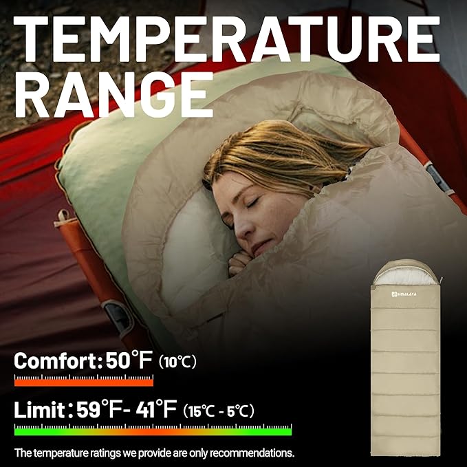 Backpacking Sleeping Bags for Adults Unzip to Blanket Waterproof Lightweight Camping Portable Sleeping Bags Outdoor Travel Hiking