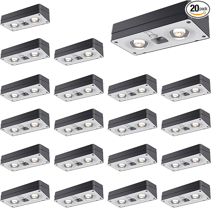 Solar Fence Lights 20 Pack 50 Lumens Outdoor Solar Lights with 12 Modes RGB Color Glow LEDWaterproof Solar Lights for Patio Backyard Deck Fence Railing