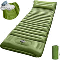 Sleeping Pad for Camping 5 Extra-Thick Camping Mat with Pillow Built-in Foot Pump Ultralight Inflatable Sleeping Mat for Camping Backpacking Hiking Camp Tent