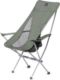 Naturehike YL06 Plus Camping Chair Ultralight Portable Camp Chair with Storage Bag Compact Folding Beach Chair for Backpacking Hiking Fishing Picnic