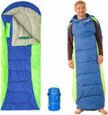 M180 Wearable Sleeping Bag with Arm Holes &amp Feet Openings 3-Season 50°F Ultralight Backpacking Sleeping Bag Water-Resistant Portable Camping Gear for Adults RV &amp Stadium