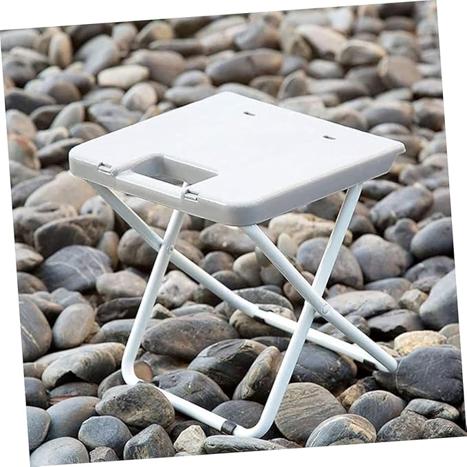 SUPVOX Portable Folding Stool Lightweight Folding Chair Camping Hiking Gardening Fishing BBQ Compact Outdoor Stool Carry Bag