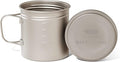 Vargo Titanium BOT Series | Vargo BOT - 700 | Titanium Cooking Pot and Water Bottle with Foldable Handles and Watertight Lid | 700ml (23 oz.)