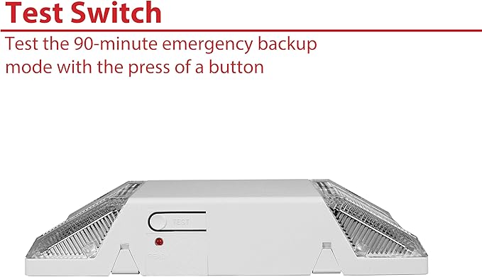 NICOR Lighting Compact Emergency LED Light Fixture (EML2-10-UNV-WH)