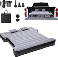 VEVOR Truck Bed Air Mattress for 5.5-5.8 ft Full Size Short Truck Beds Inflatable Air Mattress Bed with 12V Air Pump 2 Pillows Carry Bag for Silverado RAM F Series Sierra Titan Tundra