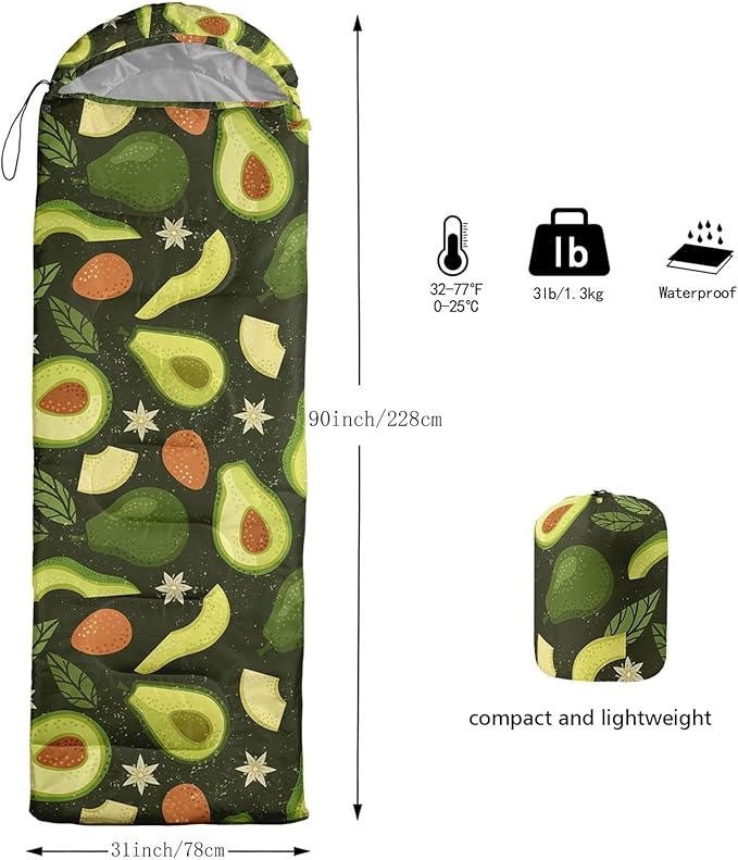 Kids Sleeping Bag for Boys Girls3D Basketball Print-Lightweight Warm Portable Outdoor Indoor-Waterproof Cold Weather Resistant Sleeping Bag for Camping Hiking