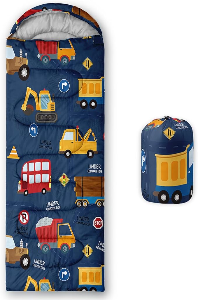 QOOMO Camping Sleeping Bags3 Season Warm &amp Cool WeatherLightweightWaterproof Sleeping Bags for Adults &amp KidsTravelingand OutdoorsCamping Gear Equipment
