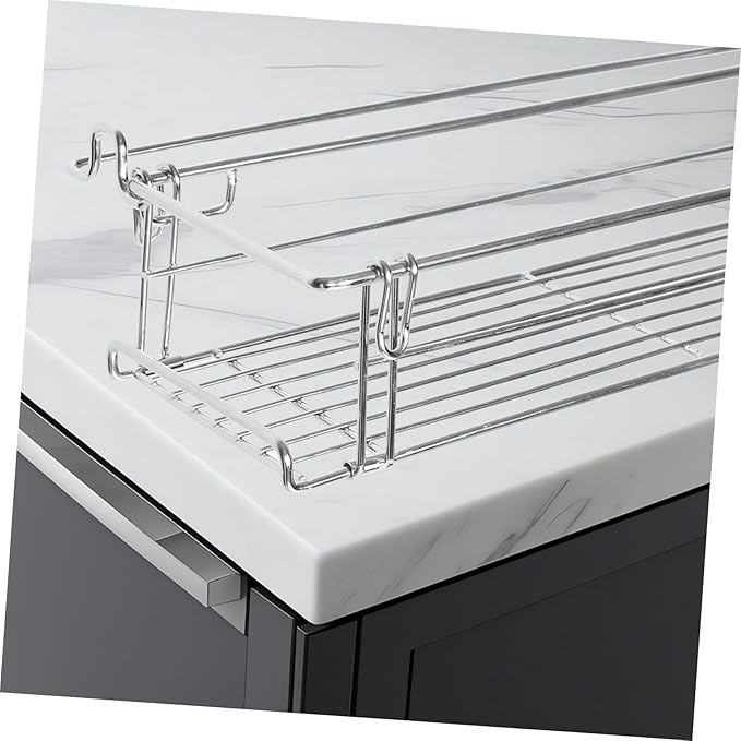Stainless Steel Outdoor Camping Table Extendable Rack Compact BBQ Picnic Organizer